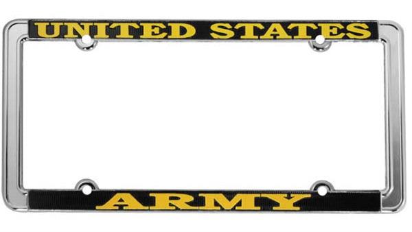 U.S. Army Thin Rim License Plate Frame