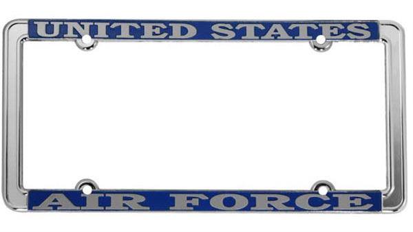 U.S. Air Force Thin Rim License Plate Frame