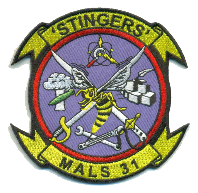 MALS-31 USMC Patch - STINGERS