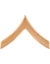 USMC ENLISTED Rank Metal Pin-ons -  GOLD - Pair