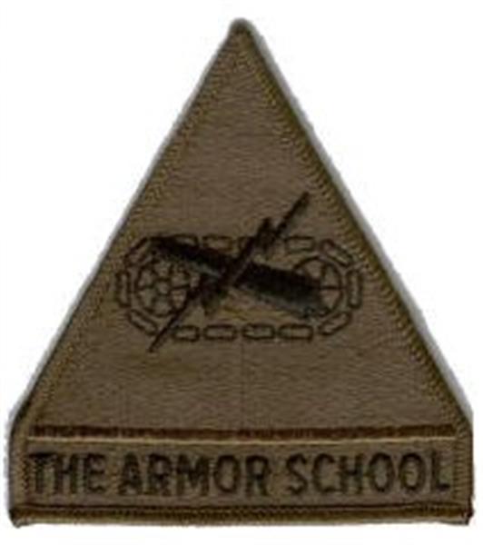 Armor School Subdued Patch