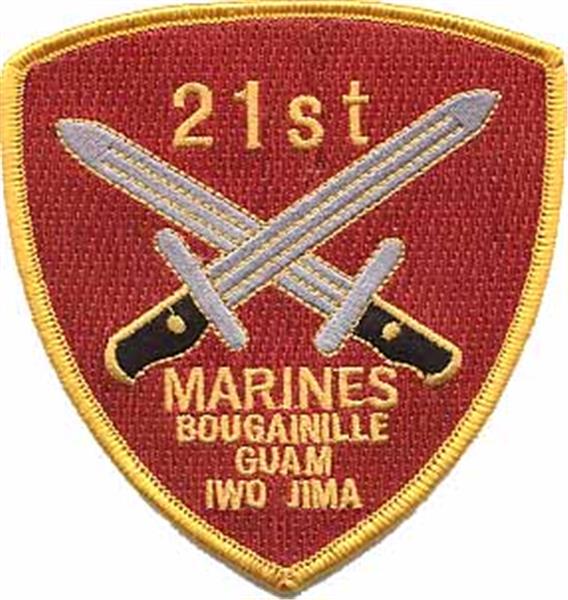 21st Marine Regiment USMC Patch