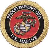 Proud Parent of a U.S. Marine USMC Patch