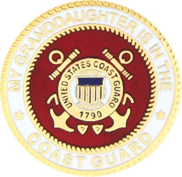 My Granddaughter is in the Coast Guard, USCG Small Pin