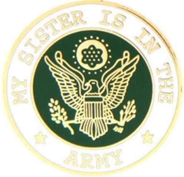 U.S. Army My Sister Small Hat Pin