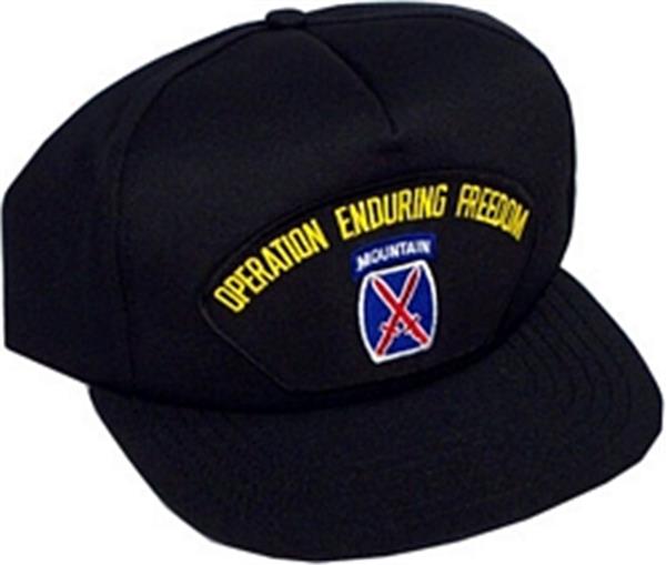10th Mountain Operation Enduring Freedom Ball Cap