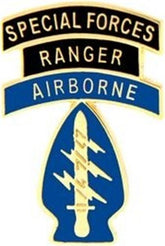 U.S. Army Special Forces AB Ranger Small Hat Pin