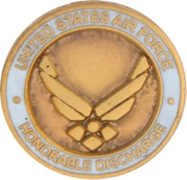 U.S. Air Force Honorable Discharge Small Pin