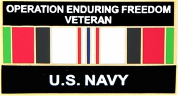 U.S. Navy Operation Enduring Freedom Small Pin