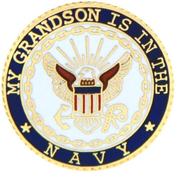 U.S. Navy My Grandson Small Pin