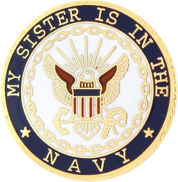 U.S. Navy My Sister Small Pin