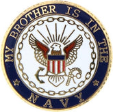 U.S. Navy My Brother Small Pin