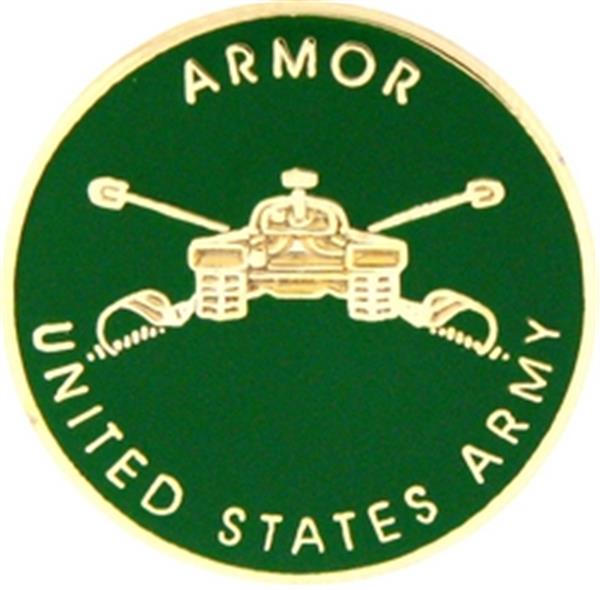 U.S. Army Armor Small Hat Pin