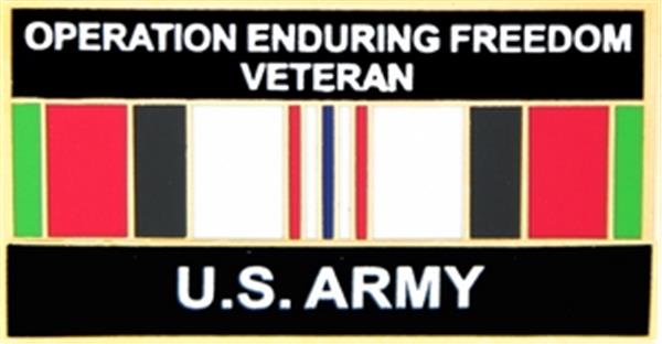 U.S. Army Operation Enduring Freedom Veteran Small Hat Pin