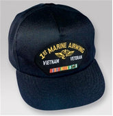 U.S. Marine Corps 1st Marine Airwing Vietnam Veteran Ball Cap