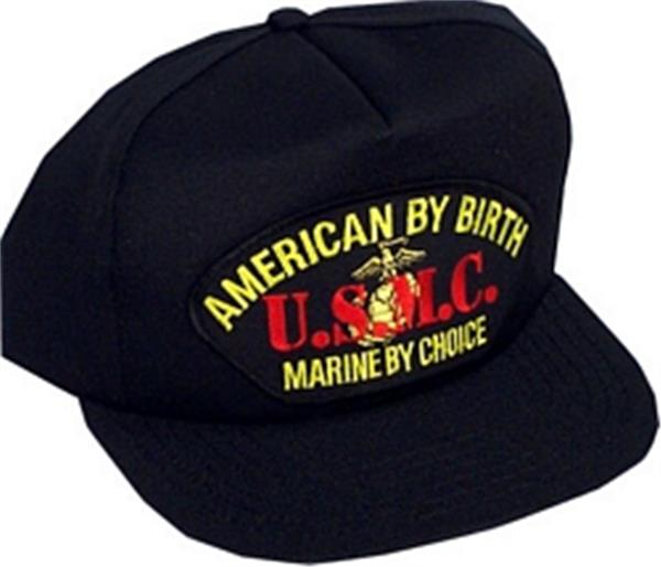 U.S. Marine Corps "American By Birth, Marine By Choice" Ball Cap