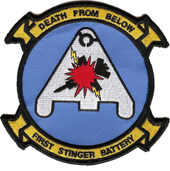 First Stinger Battery USMC Patch