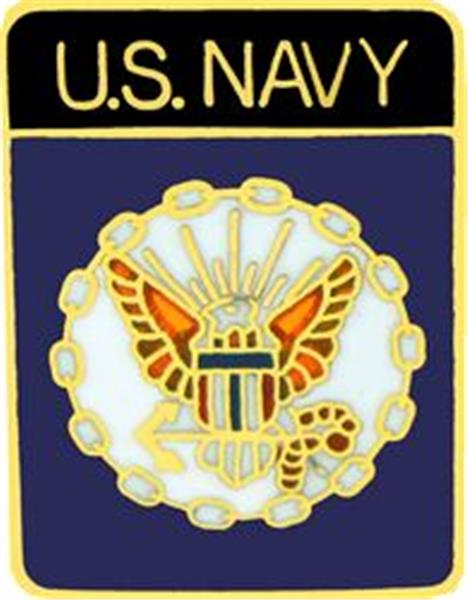 US Navy Small Pin Size 3-4"