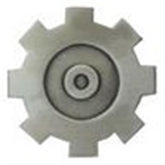 EN-Engineman Small Pin Size 1" SILVER OXIDE finish