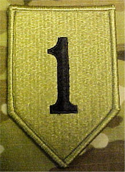 1st Infantry Division MultiCam  OCP Patch