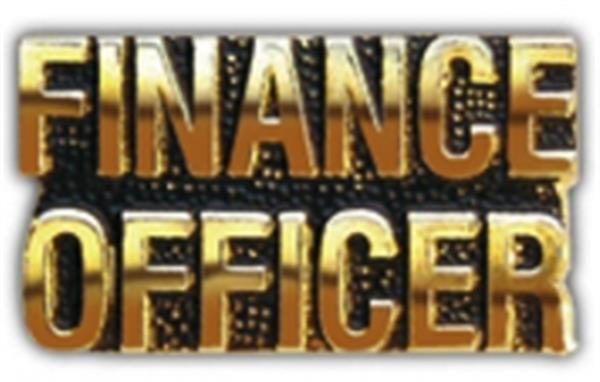 FINANCE OFFICER Small Hat Pin