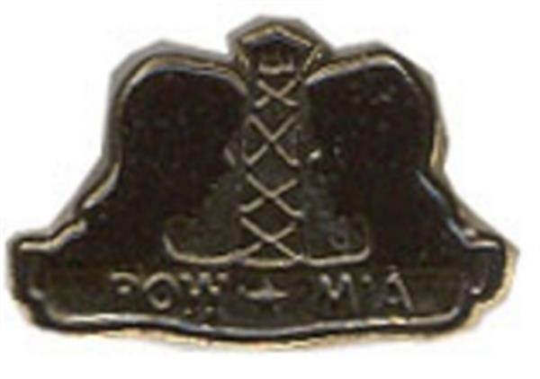 POW-MIA Face To Face Small Hat Pin