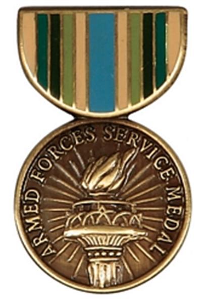 Armed Forces Service Mini Medal Small Pin