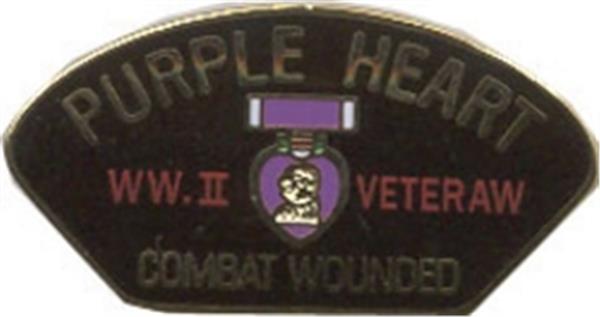 WW II Purple Heart Small Hat Pin