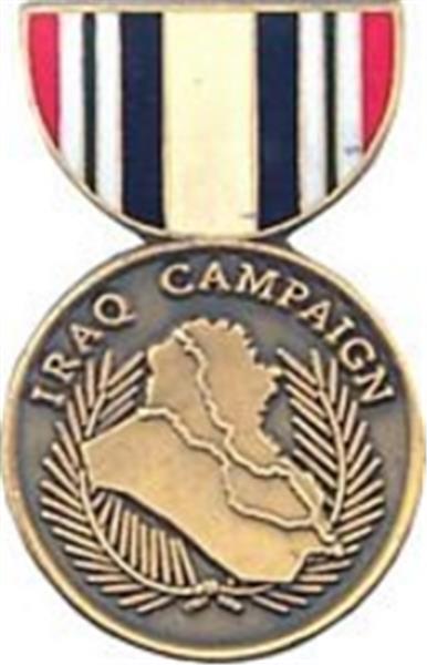 Iraq Campaign Mini Medal Small Pin