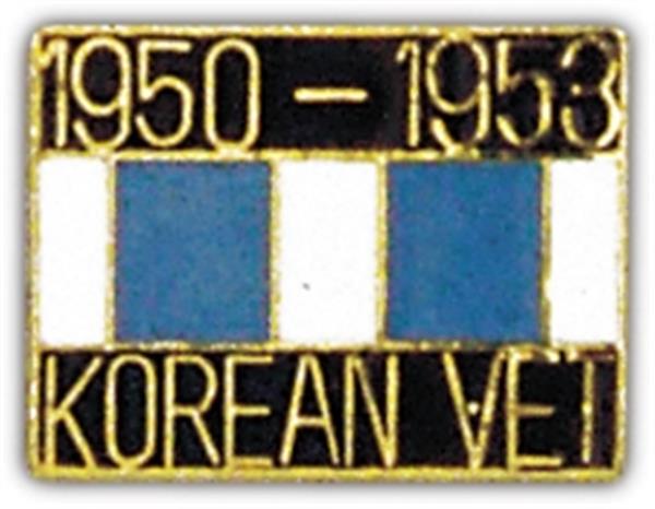 Korean Veteran Ribbon Small Hat Pin