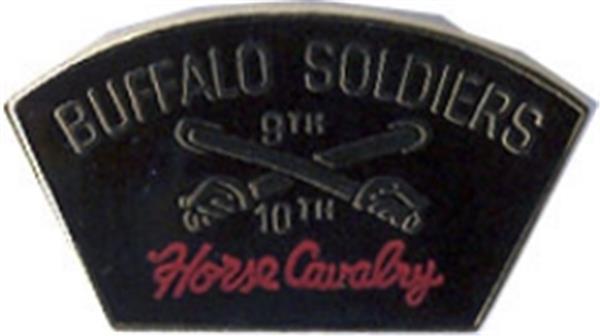 Buffalo Soldiers Small Hat Pin