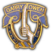 Garry Owen 7th Cavalry Small Hat Pin