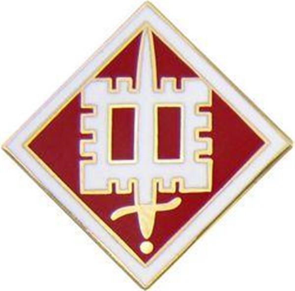 18th Engineer Brigade Small Hat Pin