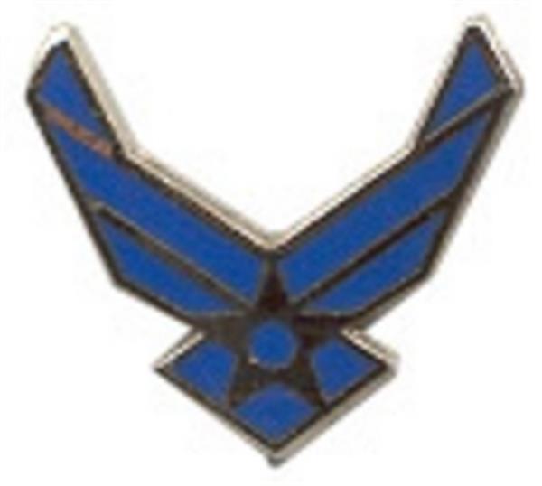 USAF Logo Blue Small Hat Pin