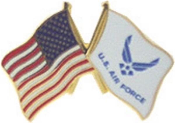 USA-USAF Flag Small Hat Pin