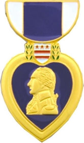 Purple Heart Medal Large Pin