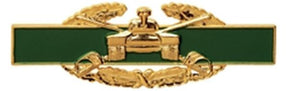 Combat Armor Badge Large Pin