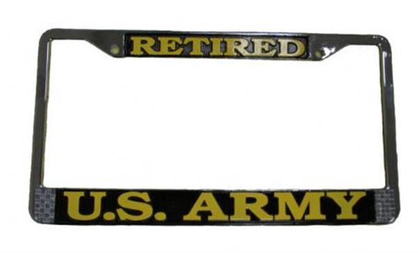 U.S. ARMY RETIRED License Plate Frame