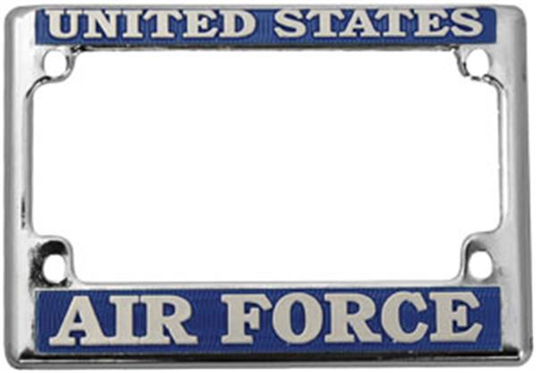 U.S. Air Force Motorcycle License Plate Frame - Metal