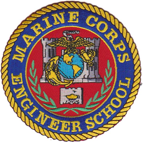 Marine Corps Engineer School USMC Patch