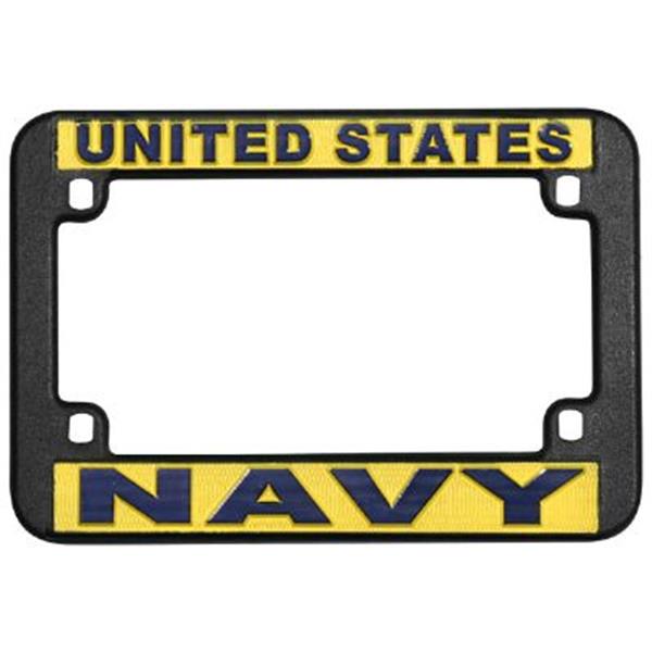 UNITED STATES NAVY Motorcycle License Plate Frame - PLASTIC