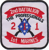 2nd Battalion 1st Marines USMC Patch