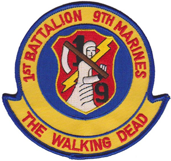 1st Battalion 9th Marines USMC Patch