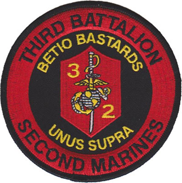 3rd Battalion 2nd Marines USMC Patch