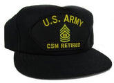 U.S. Army CSM Retired Ball Cap