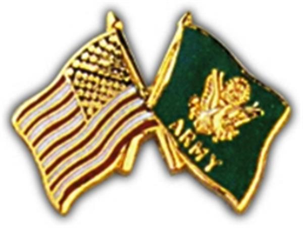 USA - Army Flags Small Hat Pin