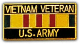 VN Vet U.S. Army Small Hat Pin