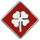 4th Army Small Hat Pin