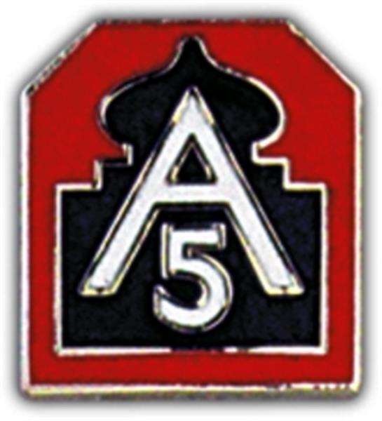 US Army North (5th Army) Small Hat Pin