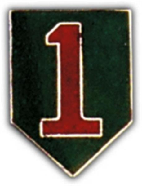 1st Infantry Division Small Hat Pin